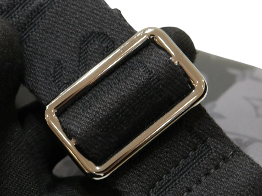 LOUIS VUITTON Sling Bag Stripe Eclipse Black Gray LV Crossbody